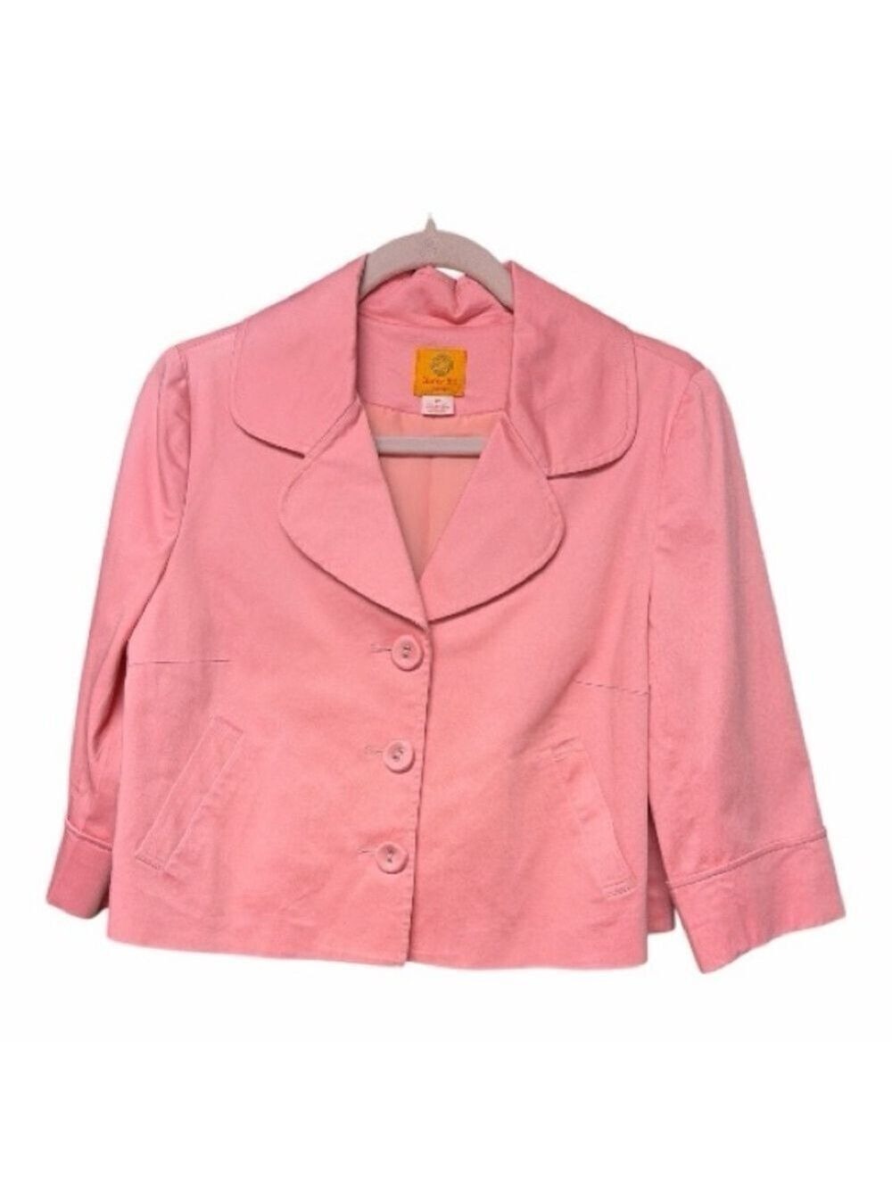 Ruby Road Soft Pink Women’s quarter-sleeve Blazer - 8P